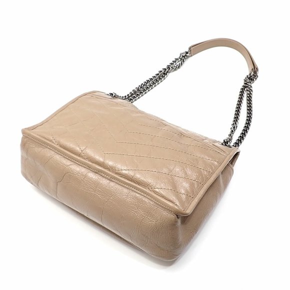 Saint Laurent Niki Chain Shoulder Bag for Women, Beige Leather, 498894 A2236125 - Picture 2 of 10